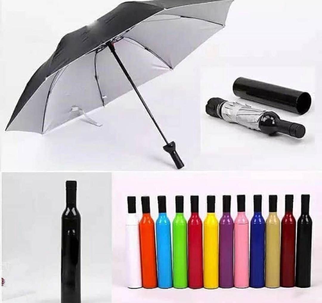 Colorful Bottle-Shaped Umbrella