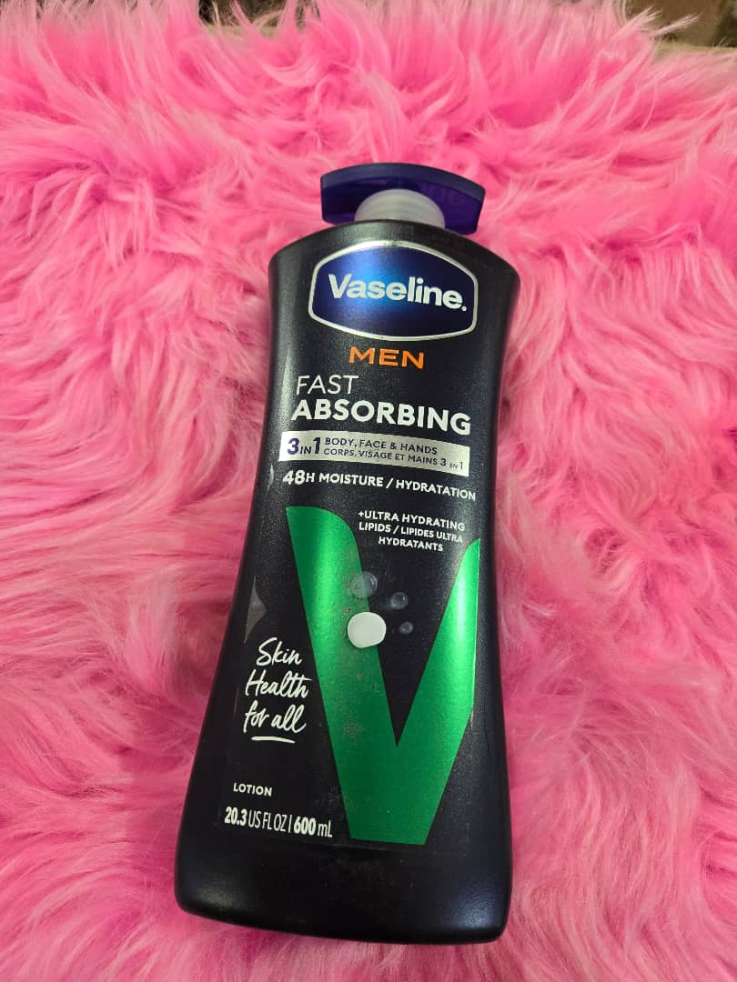 600ml VASELINE Fast Absorbing for Men