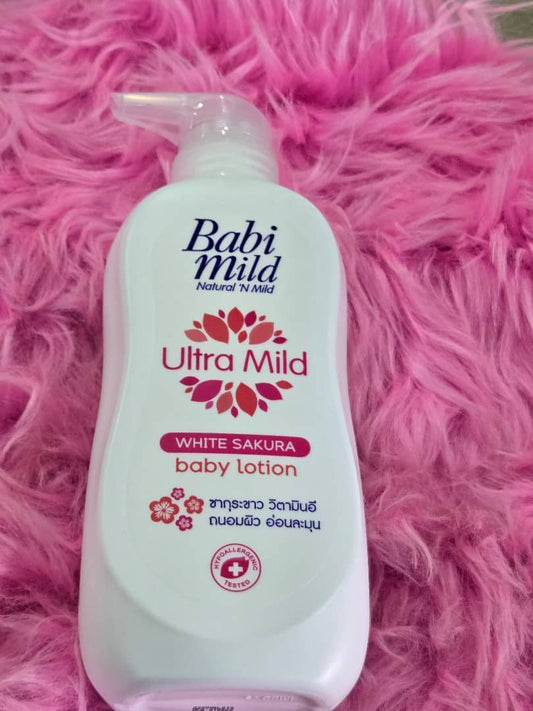 BABI Mild Ultra Mild White Sakura Baby Lotion