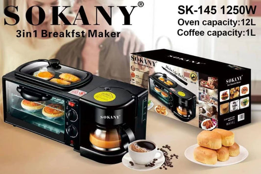 3-In-1 SOKANY Breakfast Maker