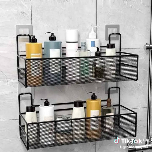 2-in-1 Bathroom Wall Soap Bottle Rack