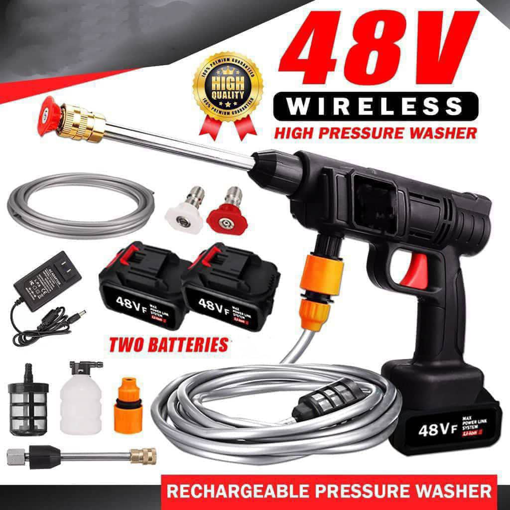 48V Wireless High Rechargeable Pressure Washer