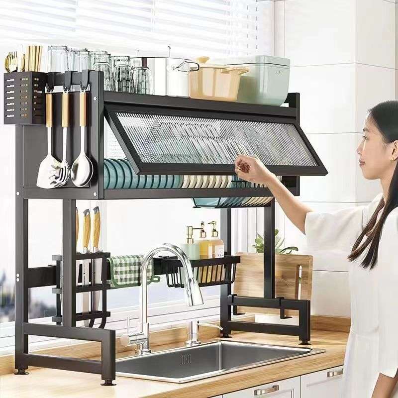 85cm Oversink dish storage rack