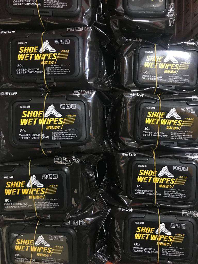 80Pcs-in-Pack Shoe Instant Wipes