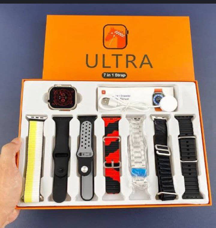 ULTRA 7-Strap Digital Watch